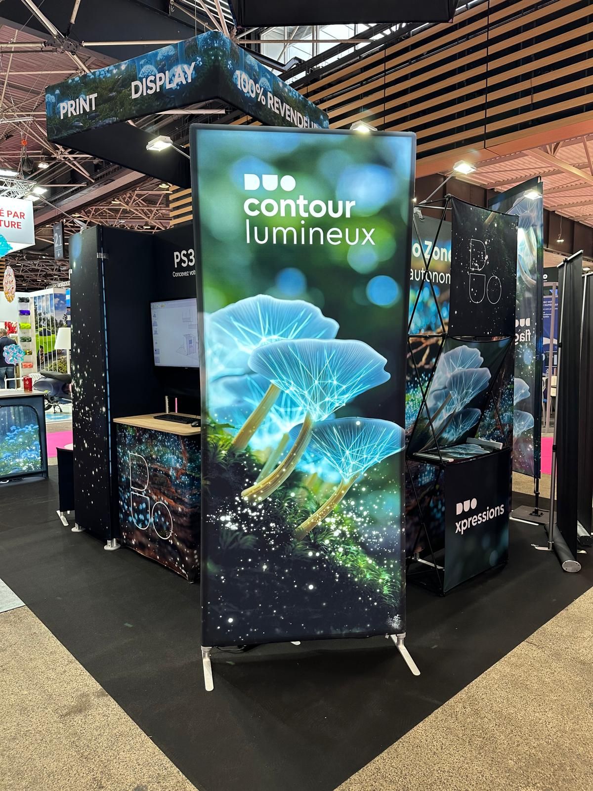 Stand Contour lumineux